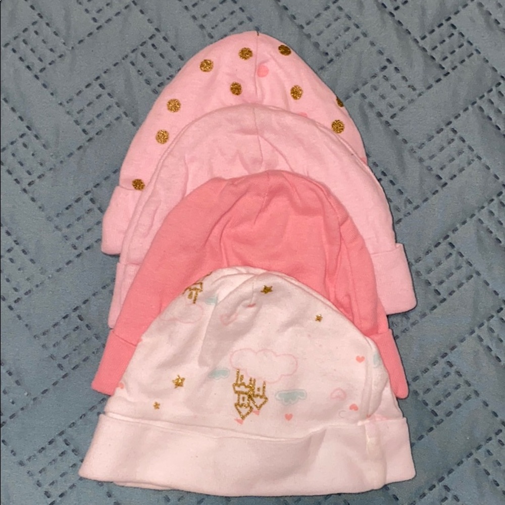 4 Pack Girl Princess Castle Caps